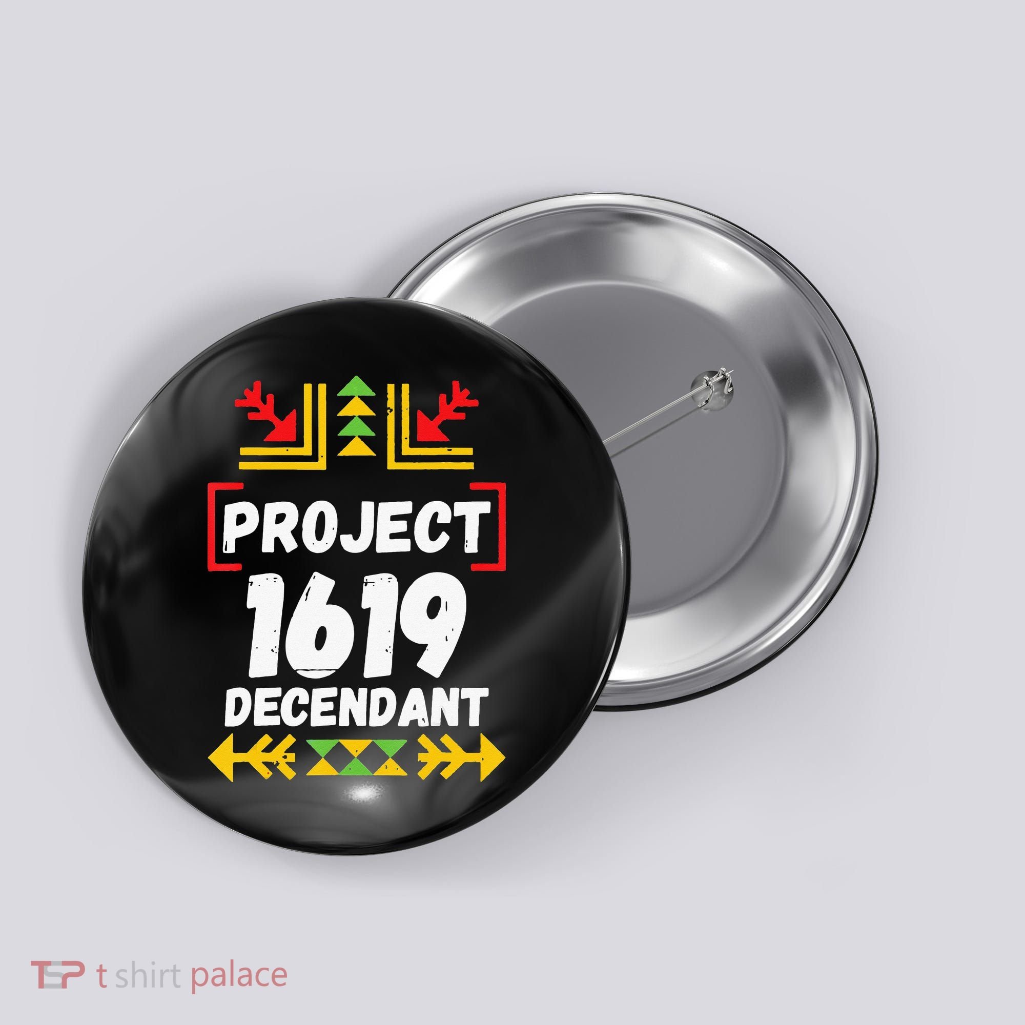 Official 1619 Project Black History Month Button