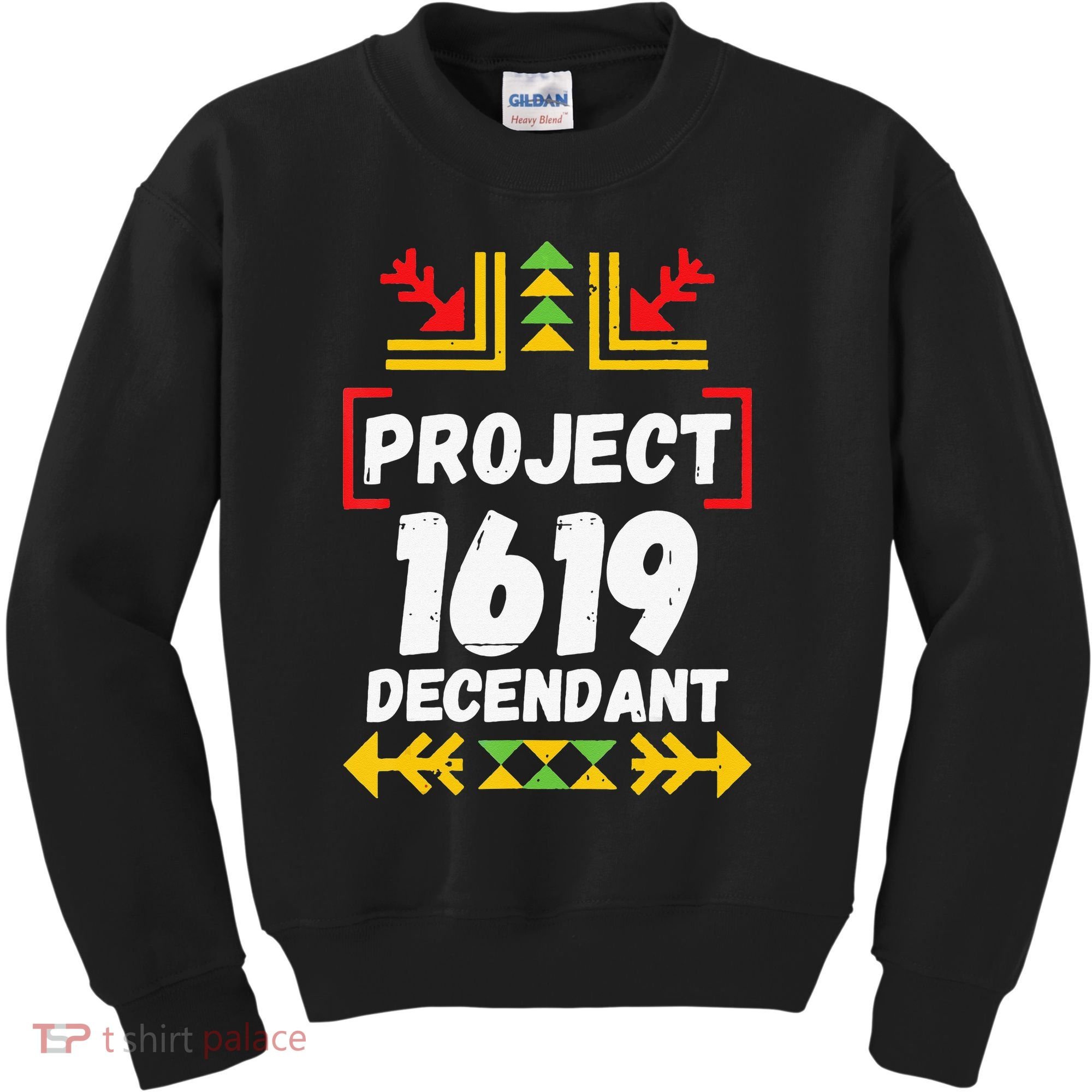 Official 1619 Project Black History Month Kids Sweatshirt