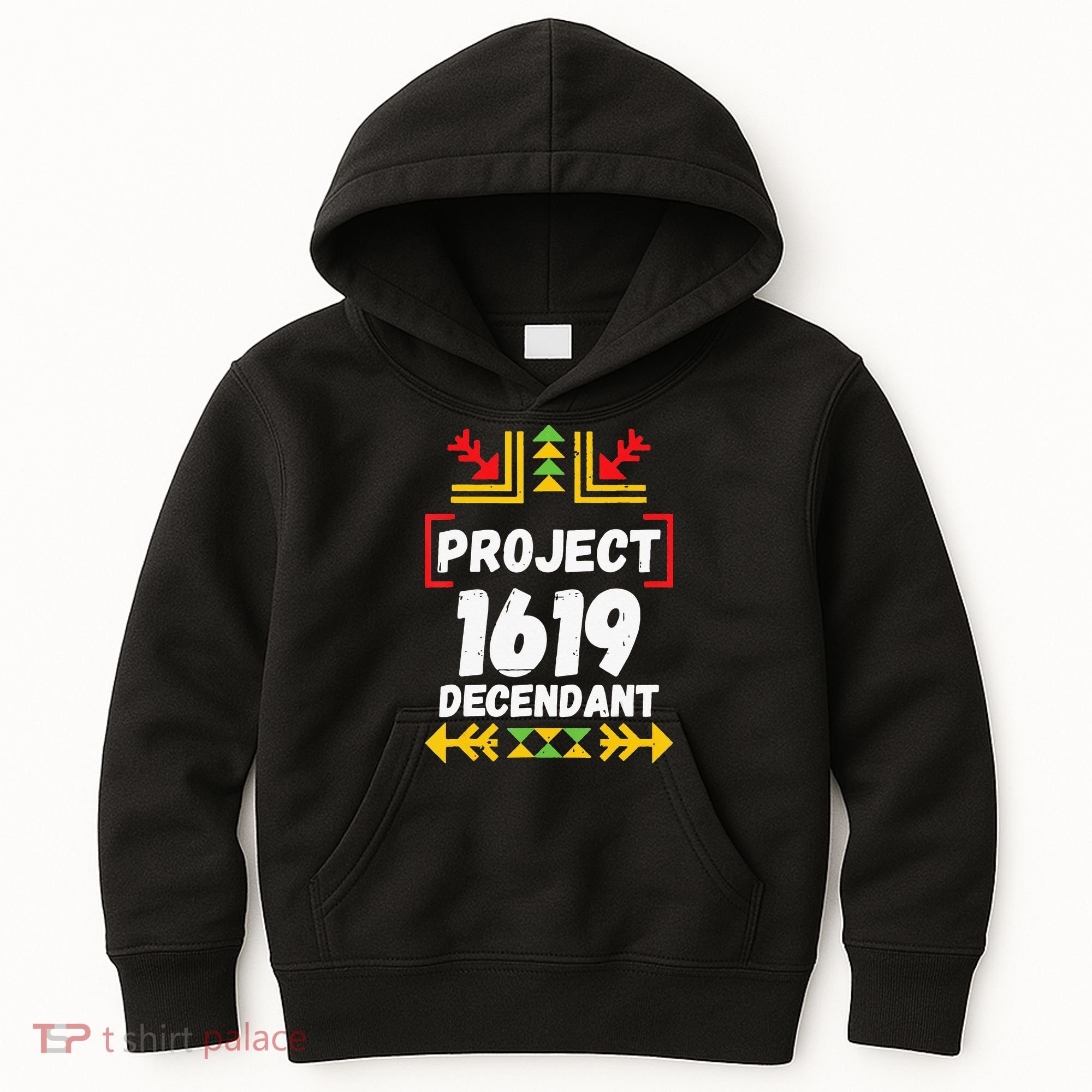 Official 1619 Project Black History Month Kids Hoodie