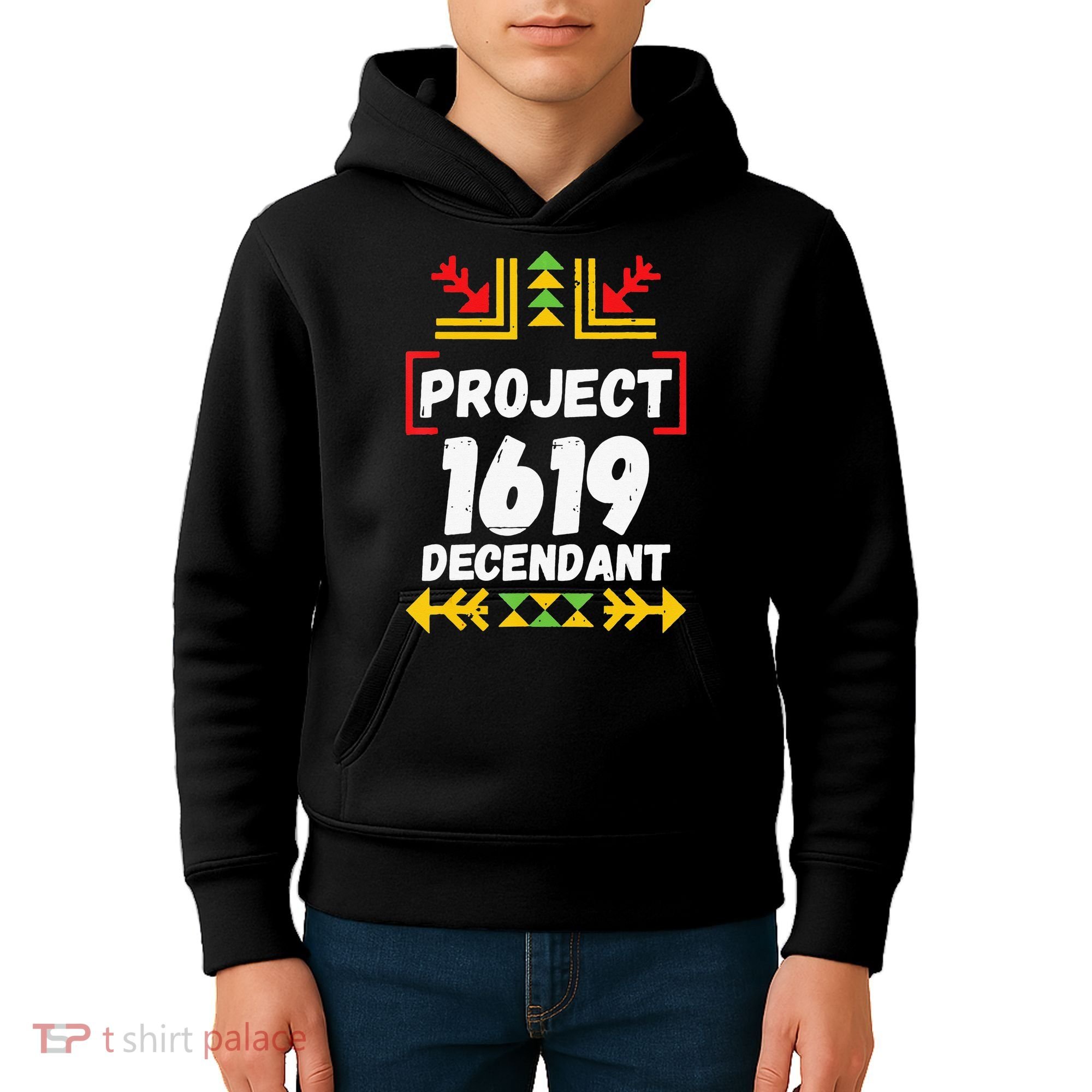 Official 1619 Project Black History Month Kids Hoodie