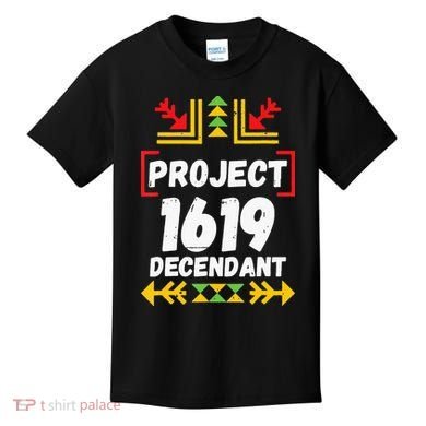 Official 1619 Project Black History Month Kids T-Shirt