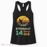 Ofishally 14 Year Oldnager Fishing 14th Birthday Party Women's Tank Top thumb 0