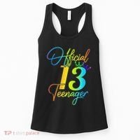 Officenager 13 Years Old 13th Birthday Gifts Women's Tank Top thumb 0