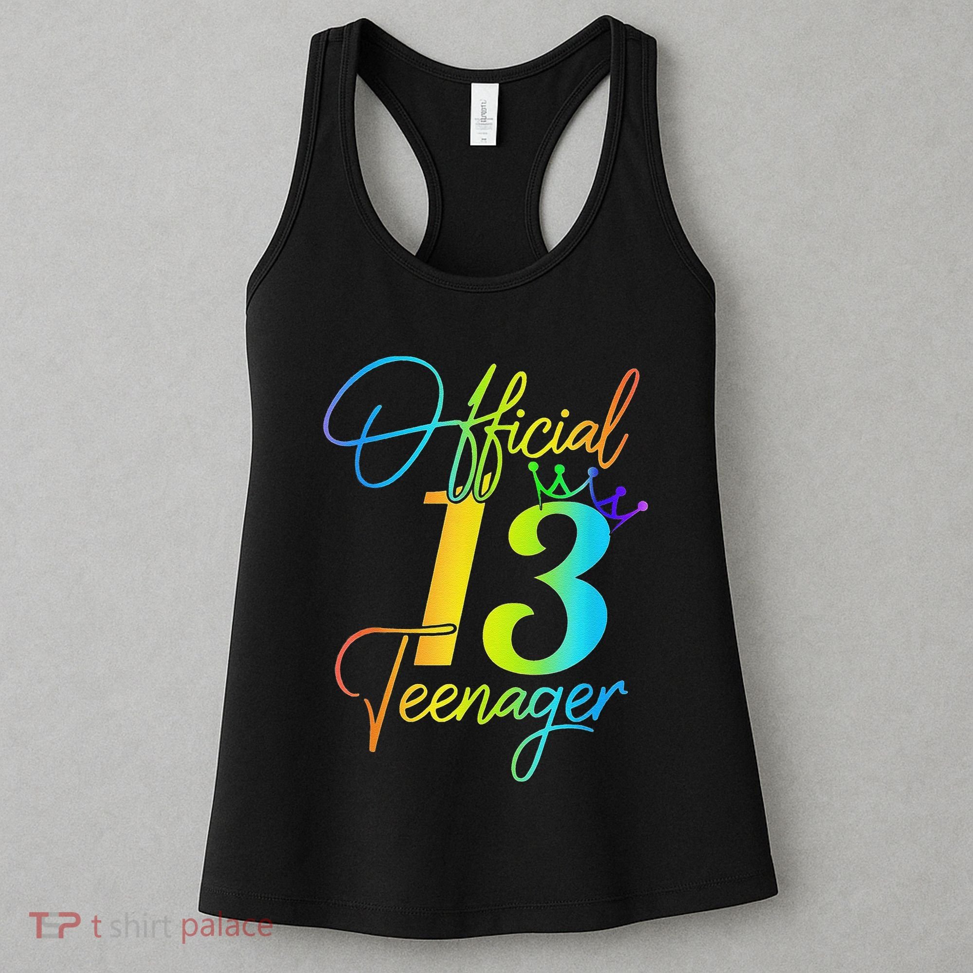 Officenager 13 Years Old 13th Birthday Gifts Women's Tank Top
