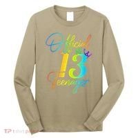 Officenager 13 Years Old 13th Birthday Gifts Long Sleeve Shirt thumb 0