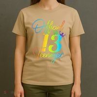 Officenager 13 Years Old 13th Birthday Gifts T-Shirt thumb 4