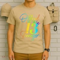 Officenager 13 Years Old 13th Birthday Gifts T-Shirt thumb 6