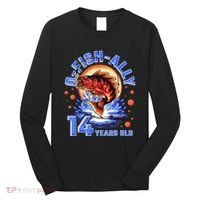 OFishAlly 14 Years Oldns 14th Birthday Fishing Long Sleeve Shirt thumb 0