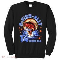 OFishAlly 14 Years Oldns 14th Birthday Fishing Sweatshirt thumb 0
