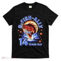 OFishAlly 14 Years Oldns 14th Birthday Fishing T-Shirt thumb 0