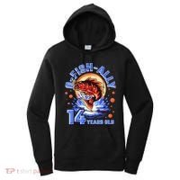 OFishAlly 14 Years Oldns 14th Birthday Fishing Women's Hoodie thumb 0