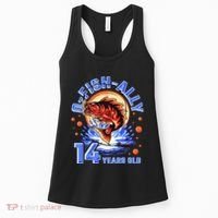 OFishAlly 14 Years Oldns 14th Birthday Fishing Women's Tank Top thumb 0