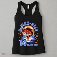 OFishAlly 14 Years Oldns 14th Birthday Fishing Women's Tank Top thumb 3