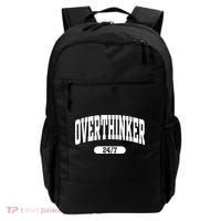 Overthinker 24/7 Funny Over Think Thinking Backpack thumb 0