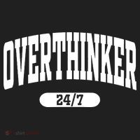 Overthinker 24/7 Funny Over Think Thinking Beanie thumb 2