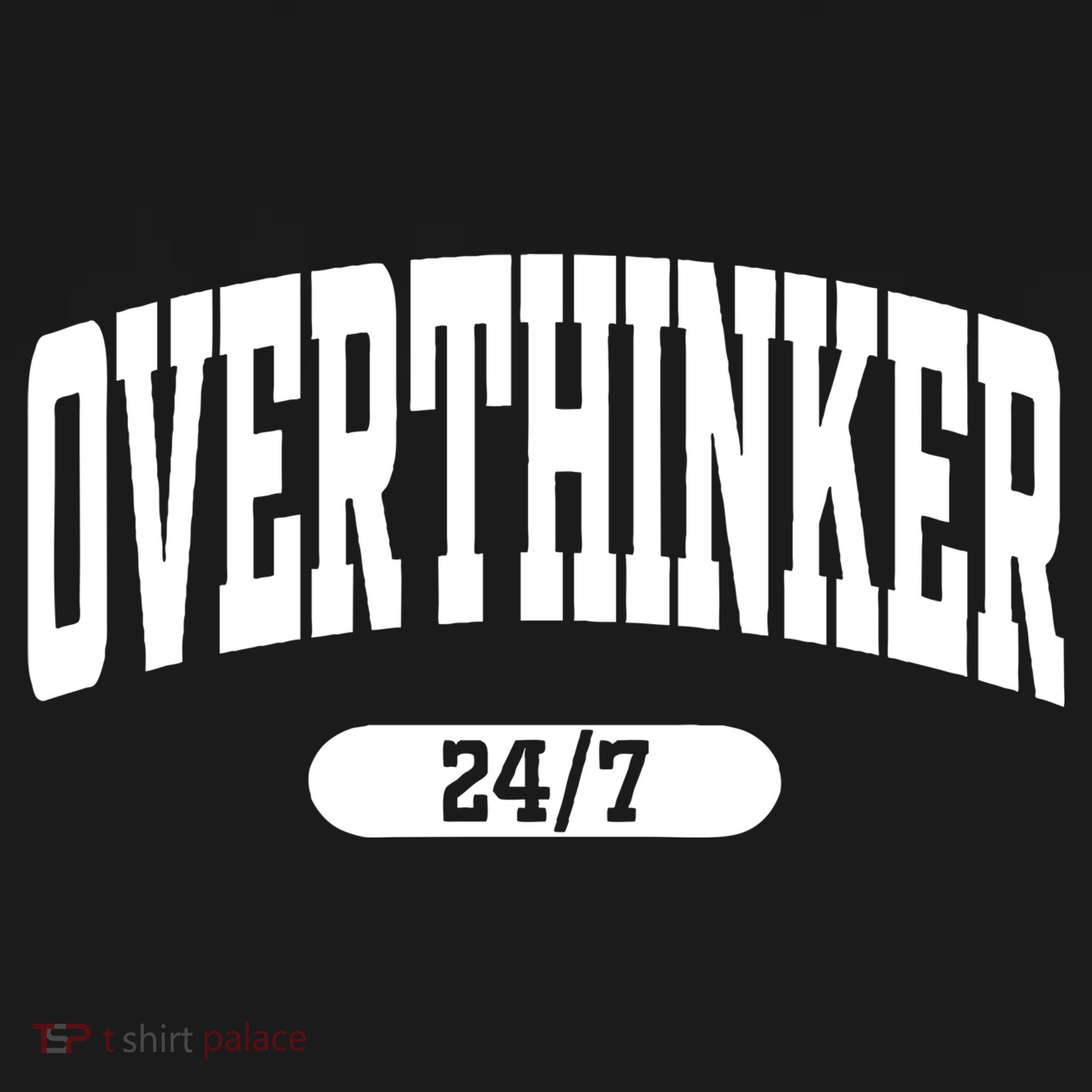 Overthinker 24/7 Funny Over Think Thinking Ornament