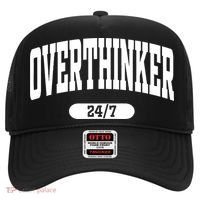 Overthinker 24/7 Funny Over Think Thinking Hat thumb 0