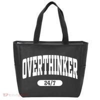 Overthinker 24/7 Funny Over Think Thinking Tote Bag thumb 0