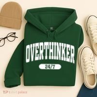 Overthinker 24/7 Funny Over Think Thinking Hoodie thumb 4