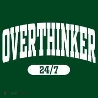 Overthinker 24/7 Funny Over Think Thinking Coaster thumb 2
