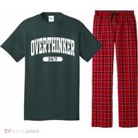 Overthinker 24/7 Funny Over Think Thinking Pajama Set thumb 0