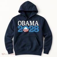 Obama 2028 Logo Hoodie thumb 0