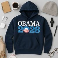 Obama 2028 Logo Hoodie thumb 3