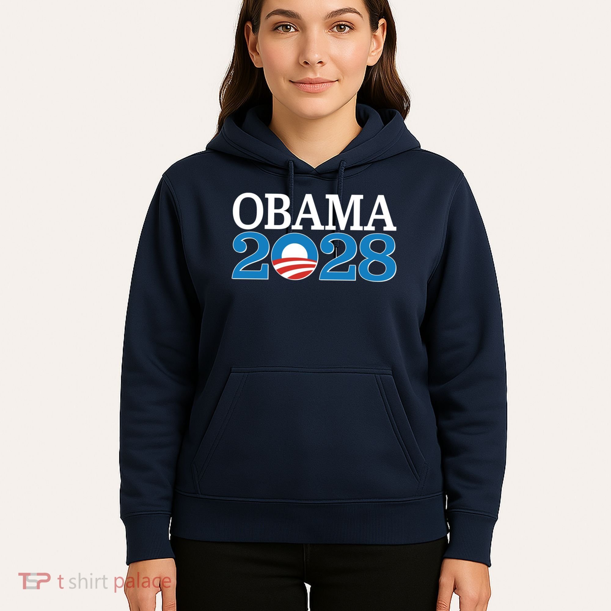 Obama 2028 Logo Hoodie