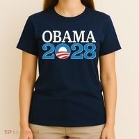 Obama 2028 Logo T-Shirt thumb 4