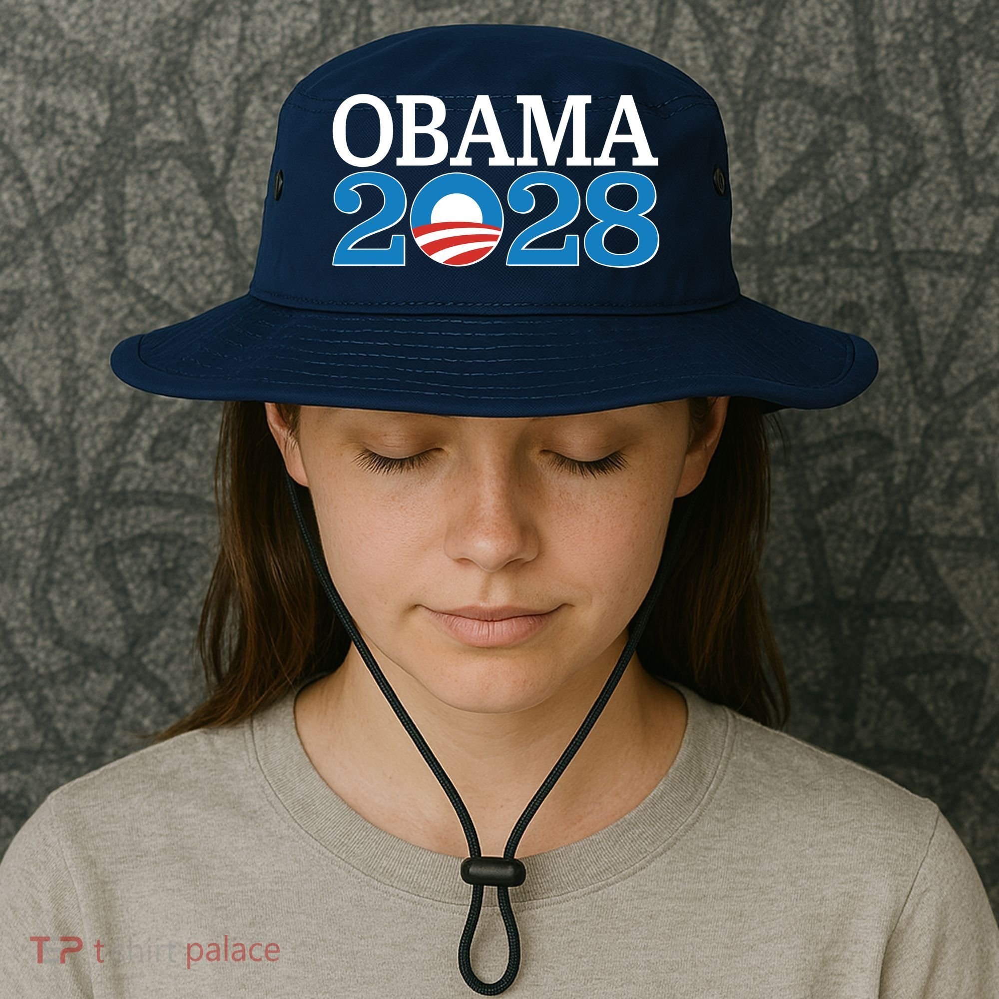 Obama 2028 Logo Bucket Hat
