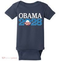 Obama 2028 Logo Baby Bodysuit thumb 0
