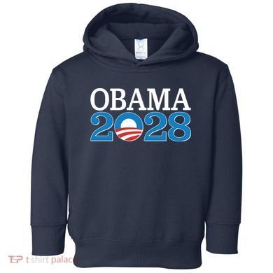 Obama 2028 Logo Toddler Hoodie