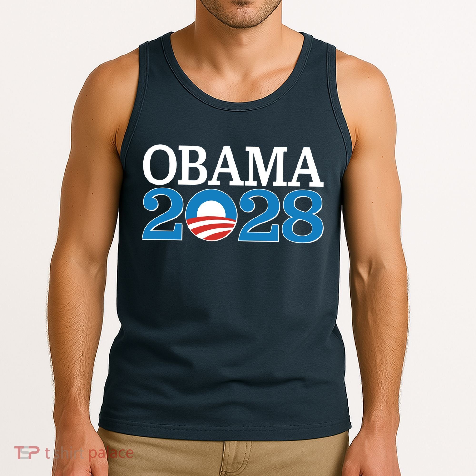 Obama 2028 Logo Tank Top