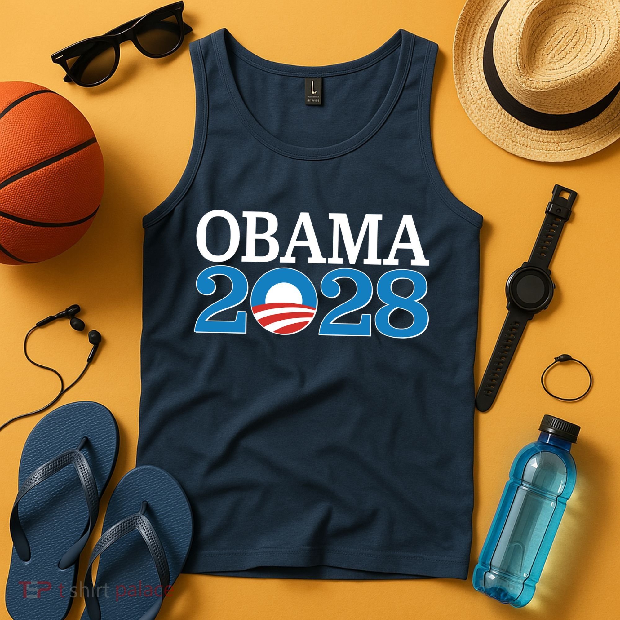 Obama 2028 Logo Tank Top
