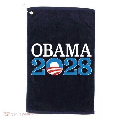 Obama 2028 Logo Golf Towel