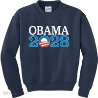 Obama 2028 Logo Kids Sweatshirt thumb 0