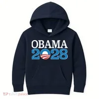 Obama 2028 Logo Kids Hoodie thumb 0