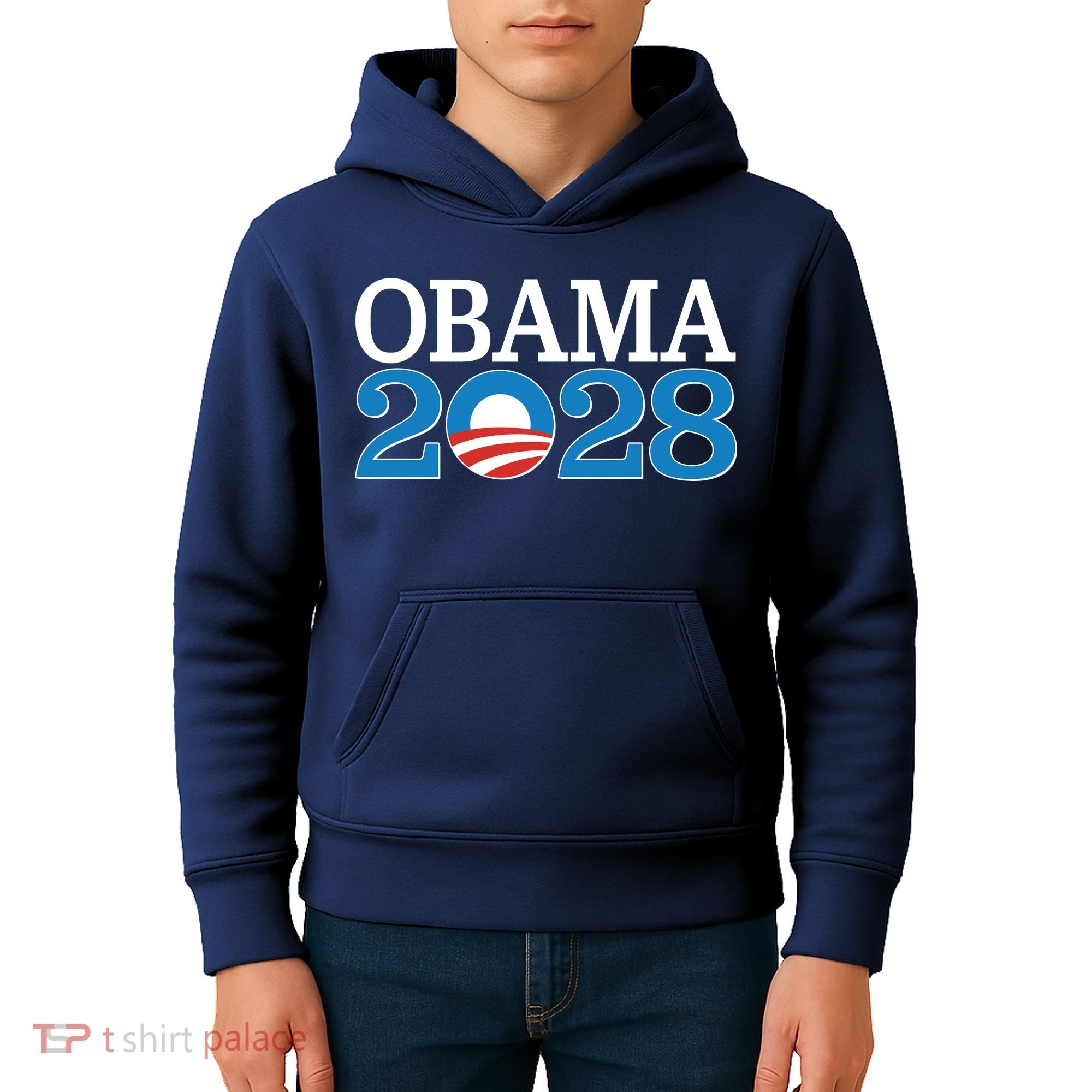 Obama 2028 Logo Kids Hoodie