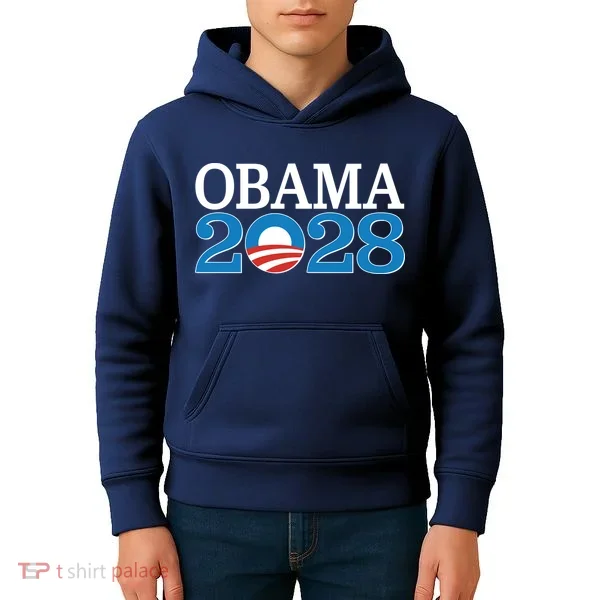 Obama 2028 Logo Kids Hoodie