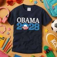 Obama 2028 Logo Kids T-Shirt thumb 3