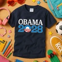 Obama 2028 Logo Kids T-Shirt thumb 3