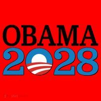Obama 2028 Logo Santa Hat thumb 1