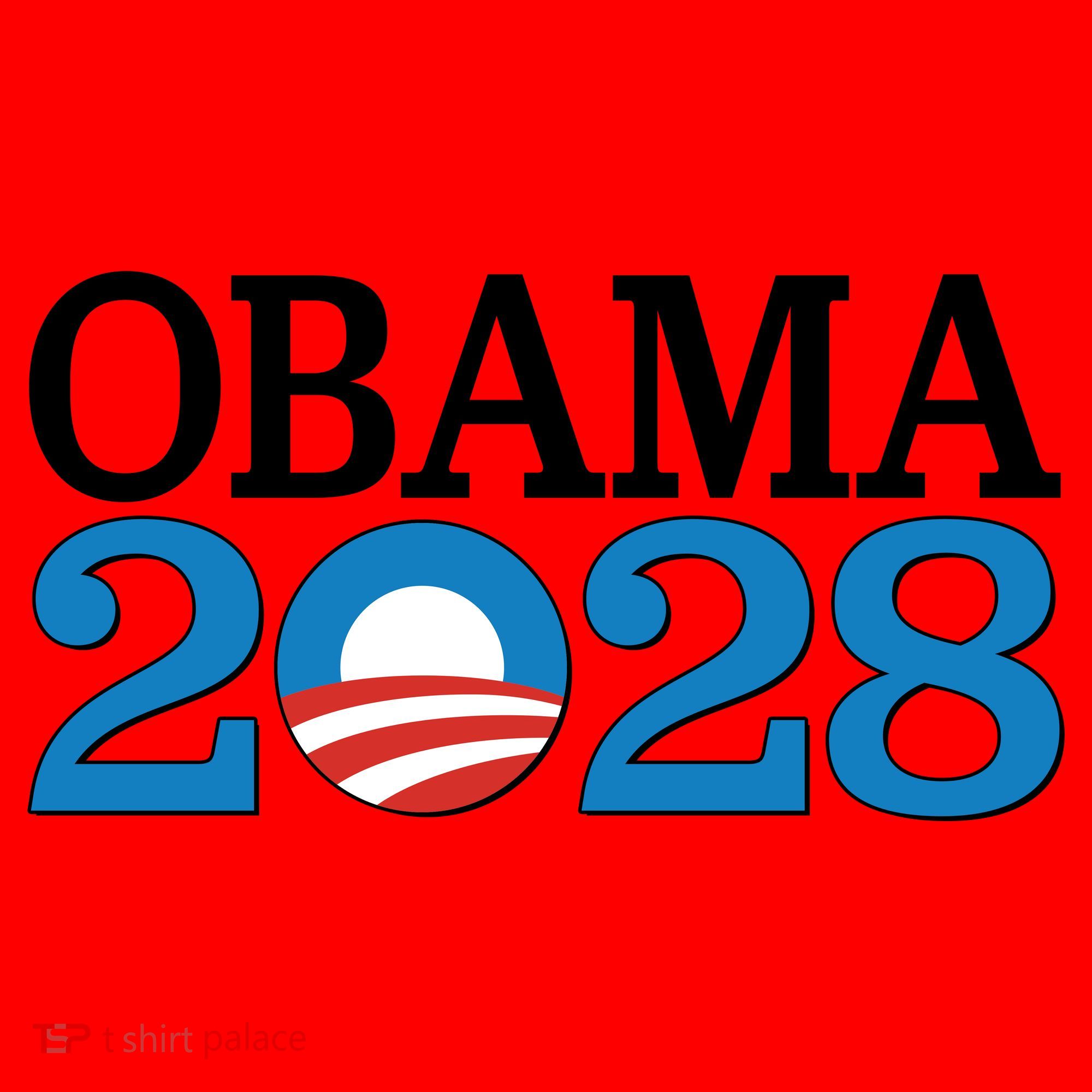 Obama 2028 Logo Santa Hat