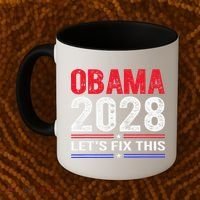 Obama 2028 Lets Fix This Coffee Mug thumb 2