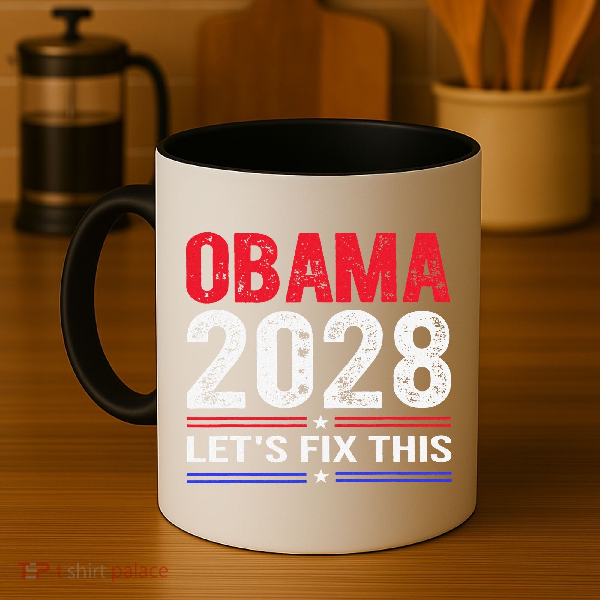 Obama 2028 Lets Fix This Coffee Mug