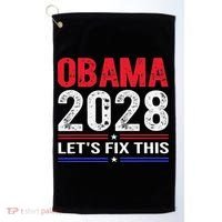 Obama 2028 Lets Fix This Golf Towel thumb 0