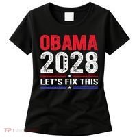Obama 2028 Lets Fix This Women's T-Shirt thumb 0