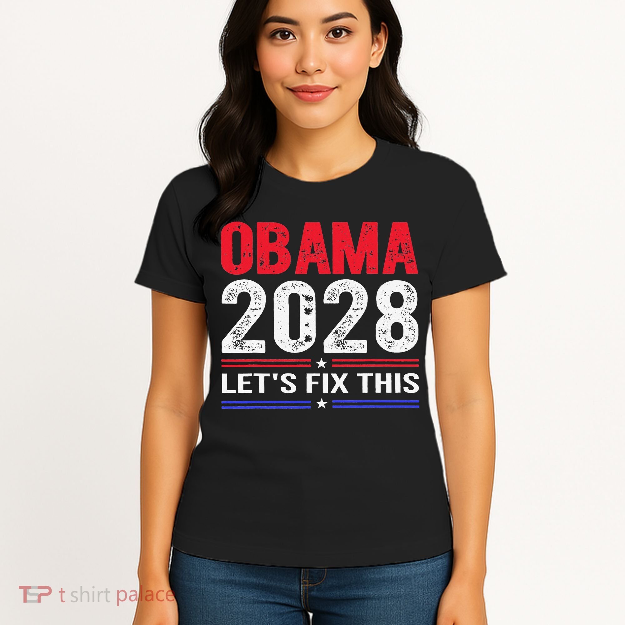 Obama 2028 Lets Fix This Women's T-Shirt