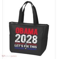 Obama 2028 Lets Fix This Tote Bag thumb 3
