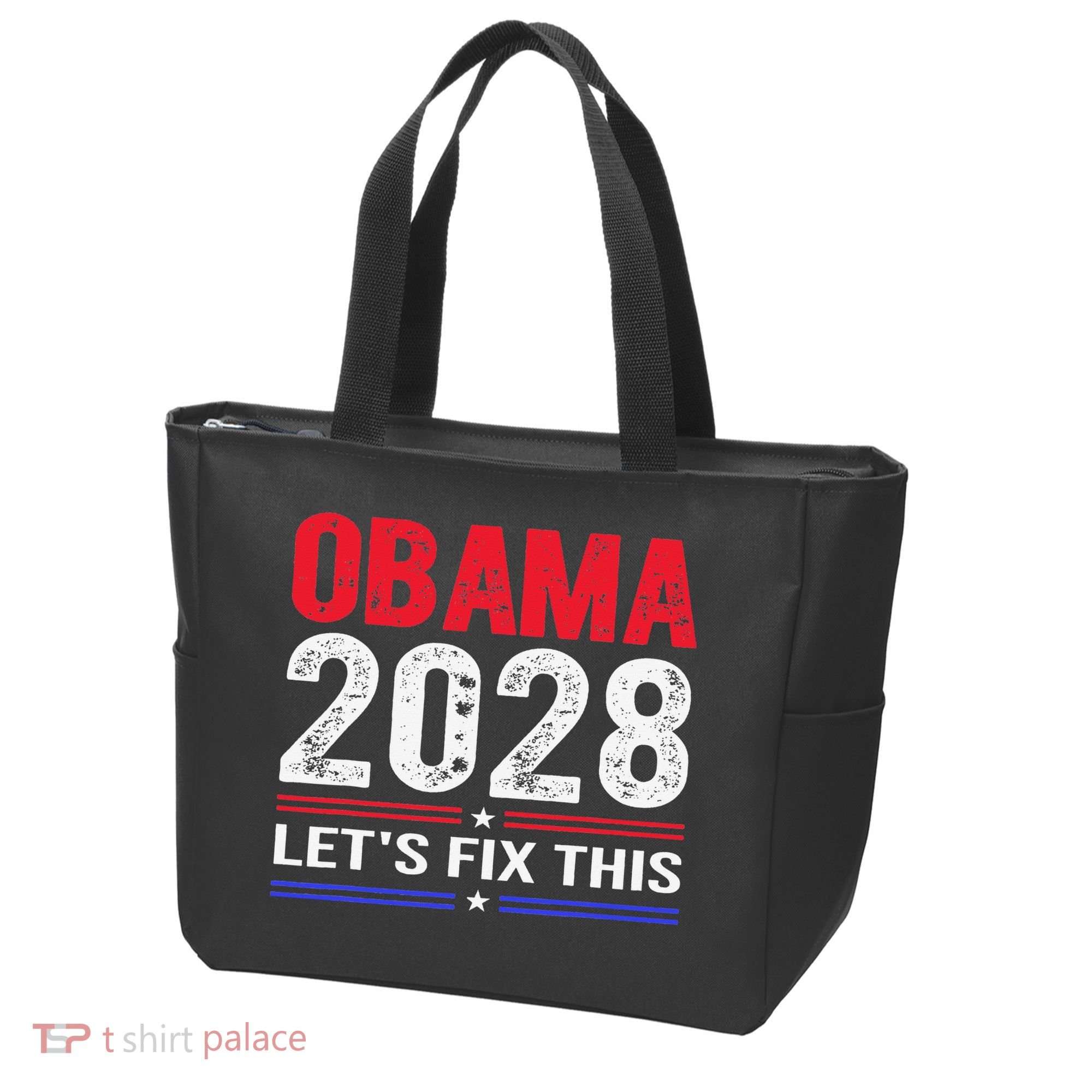 Obama 2028 Lets Fix This Tote Bag